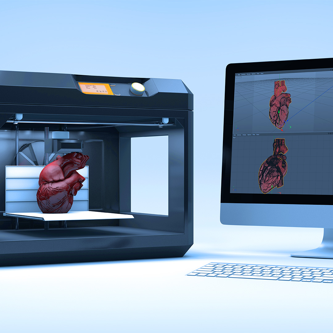 Impresora 3D imprime el corazón humano