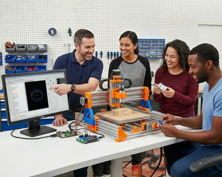 Construye y Escala Máquinas CNC con LinuxCNC y Raspberry Pi